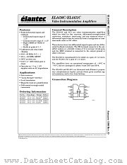 EL4430CN datasheet pdf Elantec Semiconductor