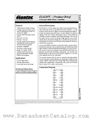 EL6287C datasheet pdf Elantec Semiconductor