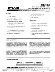 XRD9825 datasheet pdf Exar