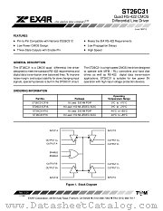 ST26C31 datasheet pdf Exar