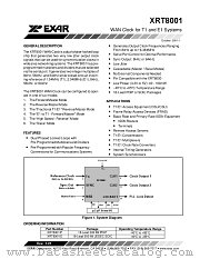 XRT8001 datasheet pdf Exar