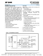 ST16C2450 datasheet pdf Exar