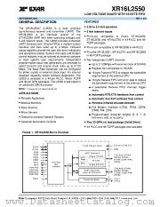 XR16L2550 datasheet pdf Exar