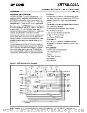 XRT73LC04A datasheet pdf Exar