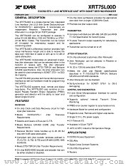 XRT75L00D datasheet pdf Exar