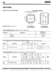 54F08 datasheet pdf Fairchild Semiconductor