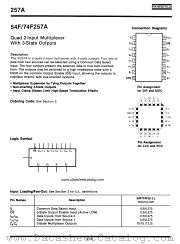 54F257A datasheet pdf Fairchild Semiconductor