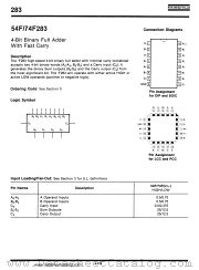 54F283 datasheet pdf Fairchild Semiconductor