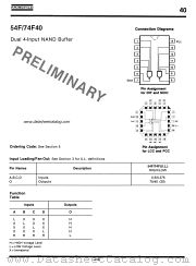 54F40 datasheet pdf Fairchild Semiconductor