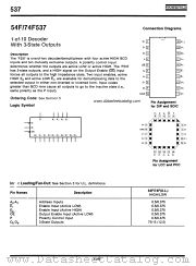 54F537 datasheet pdf Fairchild Semiconductor
