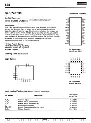 54F538 datasheet pdf Fairchild Semiconductor