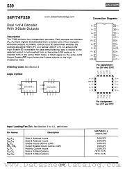 54F539 datasheet pdf Fairchild Semiconductor