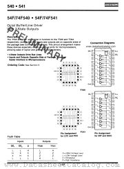 54F540 datasheet pdf Fairchild Semiconductor