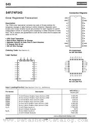 54F543 datasheet pdf Fairchild Semiconductor