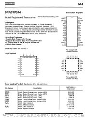 54F544 datasheet pdf Fairchild Semiconductor