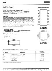 74F588 datasheet pdf Fairchild Semiconductor