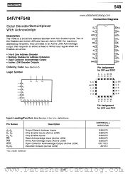 54F548 datasheet pdf Fairchild Semiconductor