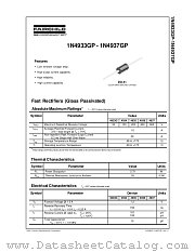 1N4935GP datasheet pdf Fairchild Semiconductor