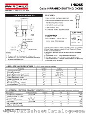 1N6265 datasheet pdf Fairchild Semiconductor