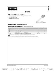 2N5307 datasheet pdf Fairchild Semiconductor