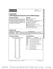 74ABT16543 datasheet pdf Fairchild Semiconductor