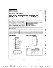 74ACQ657 datasheet pdf Fairchild Semiconductor
