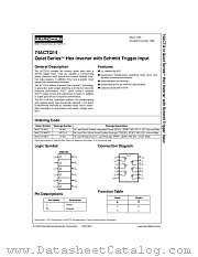 74ACTQ14 datasheet pdf Fairchild Semiconductor