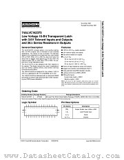 74ALVC162373 datasheet pdf Fairchild Semiconductor