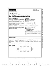 74ALVC16373 datasheet pdf Fairchild Semiconductor