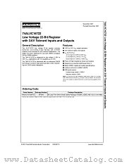 74ALVC16722 datasheet pdf Fairchild Semiconductor