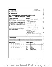 74ALVC16839 datasheet pdf Fairchild Semiconductor