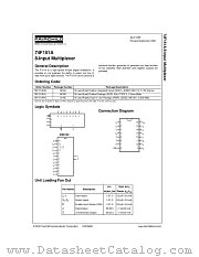 74F151A datasheet pdf Fairchild Semiconductor