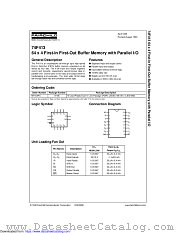 74F413 datasheet pdf Fairchild Semiconductor