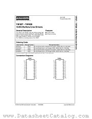 74F827 datasheet pdf Fairchild Semiconductor
