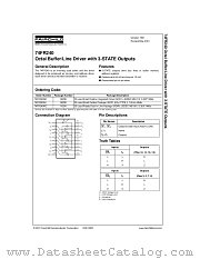 74FR240 datasheet pdf Fairchild Semiconductor