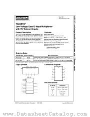 74LCX157 datasheet pdf Fairchild Semiconductor