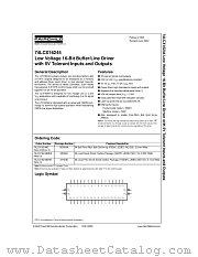 74LCX16244 datasheet pdf Fairchild Semiconductor