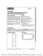 74LCX16543 datasheet pdf Fairchild Semiconductor