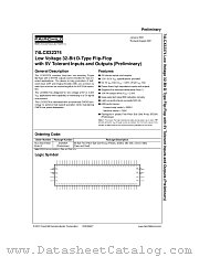 74LCX32374 datasheet pdf Fairchild Semiconductor