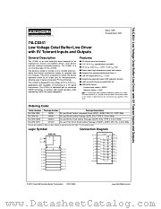 74LCX541 datasheet pdf Fairchild Semiconductor