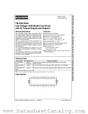74LCXZ16244 datasheet pdf Fairchild Semiconductor