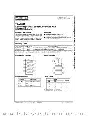 74LVX541 datasheet pdf Fairchild Semiconductor