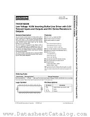 74VCX162240 datasheet pdf Fairchild Semiconductor