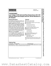 74VCXR162601 datasheet pdf Fairchild Semiconductor