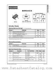 BAR43S datasheet pdf Fairchild Semiconductor