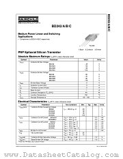 BD242B datasheet pdf Fairchild Semiconductor