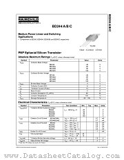 BD244A datasheet pdf Fairchild Semiconductor