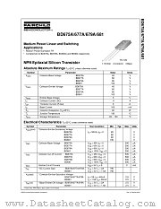 BD681 datasheet pdf Fairchild Semiconductor