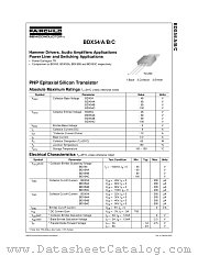 BDX54A datasheet pdf Fairchild Semiconductor
