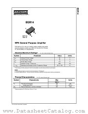 BSR14 datasheet pdf Fairchild Semiconductor